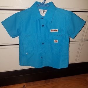 NWT- Bull Red fishing shirt.